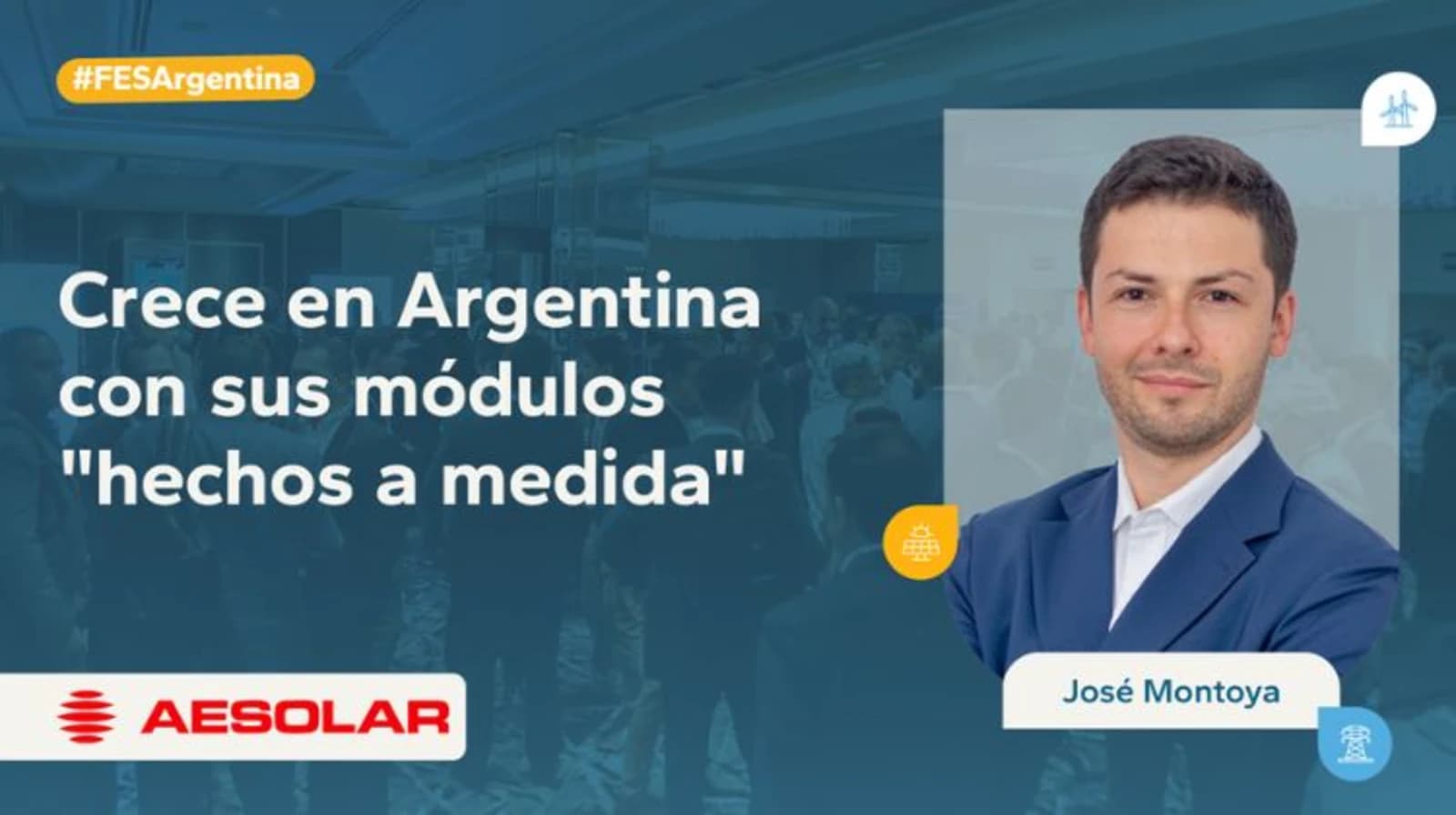 AE Solar crece en Argentina con sus módulos "hechos a medida"