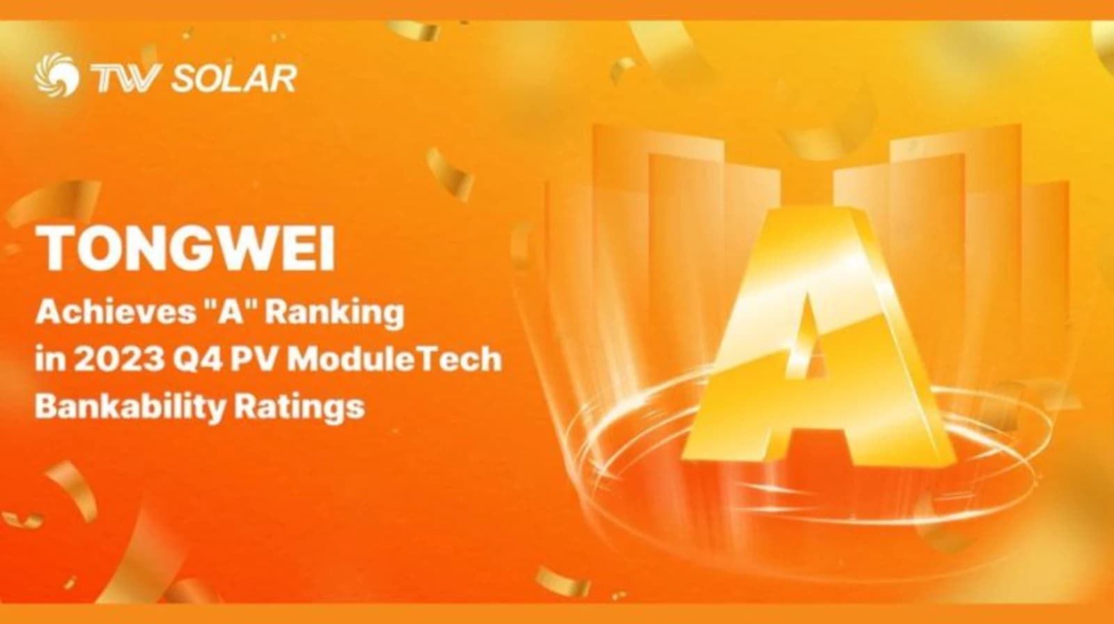 Tongwei logra el grado A en las calificaciones de bancabilidad de PV ModuleTech, marcando un hito para la marca