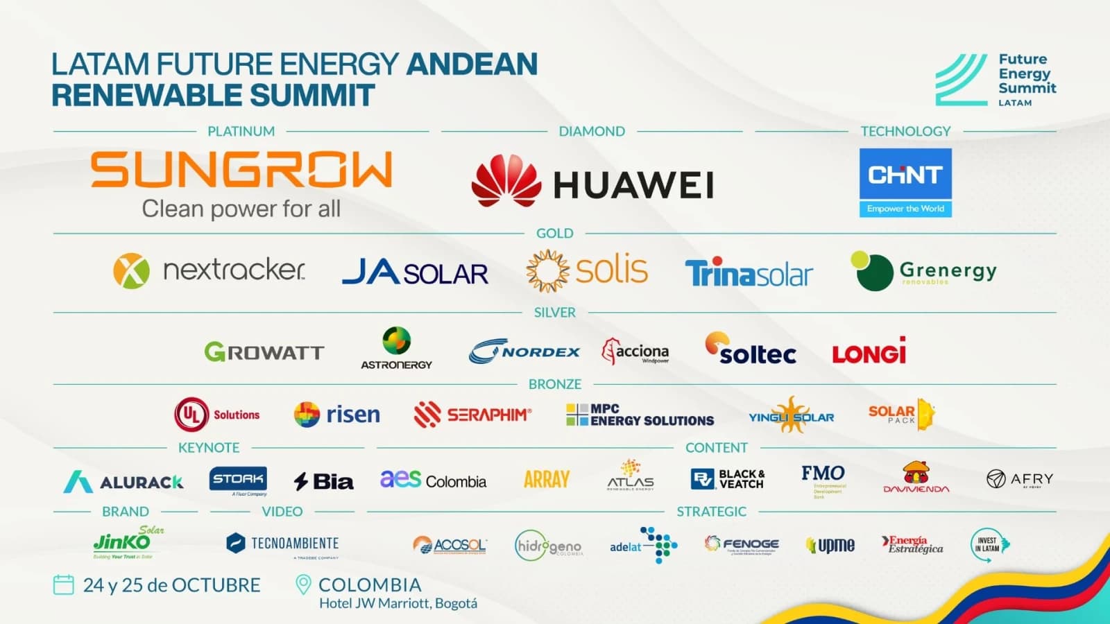 La agenda completa: A días del megaevento en Colombia donde participarán funcionarios y empresas de primer nivel