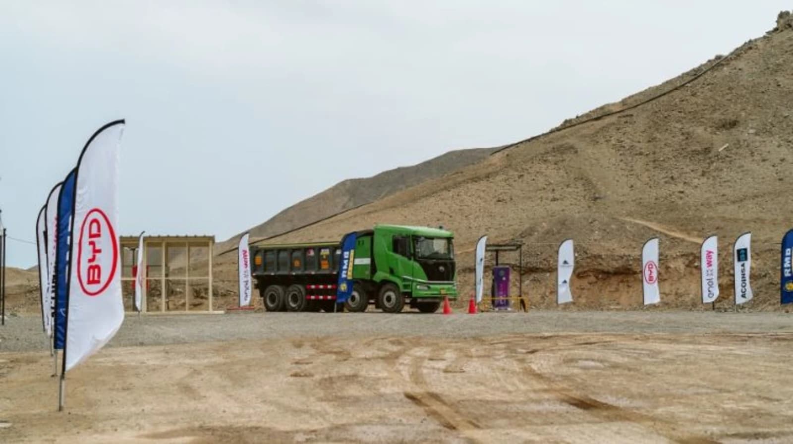 Llegó a Perú el primer camión 100% eléctrico para el sector minero