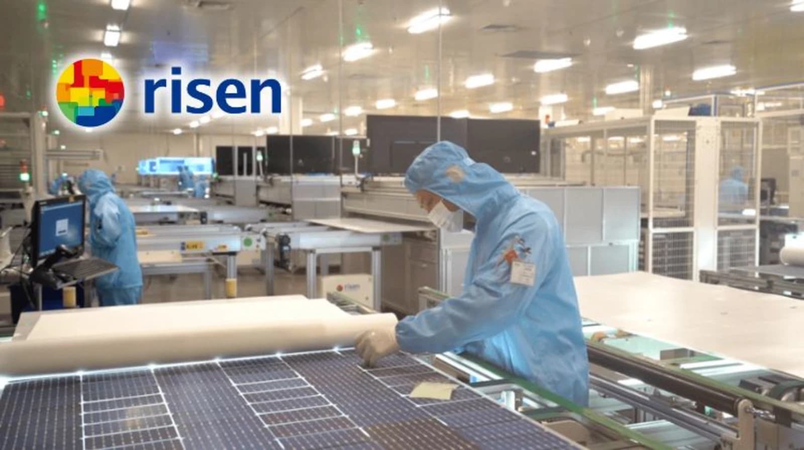 Risen Energy produce paneles de 741,456 W y alcanza una eficiencia del 23,89%