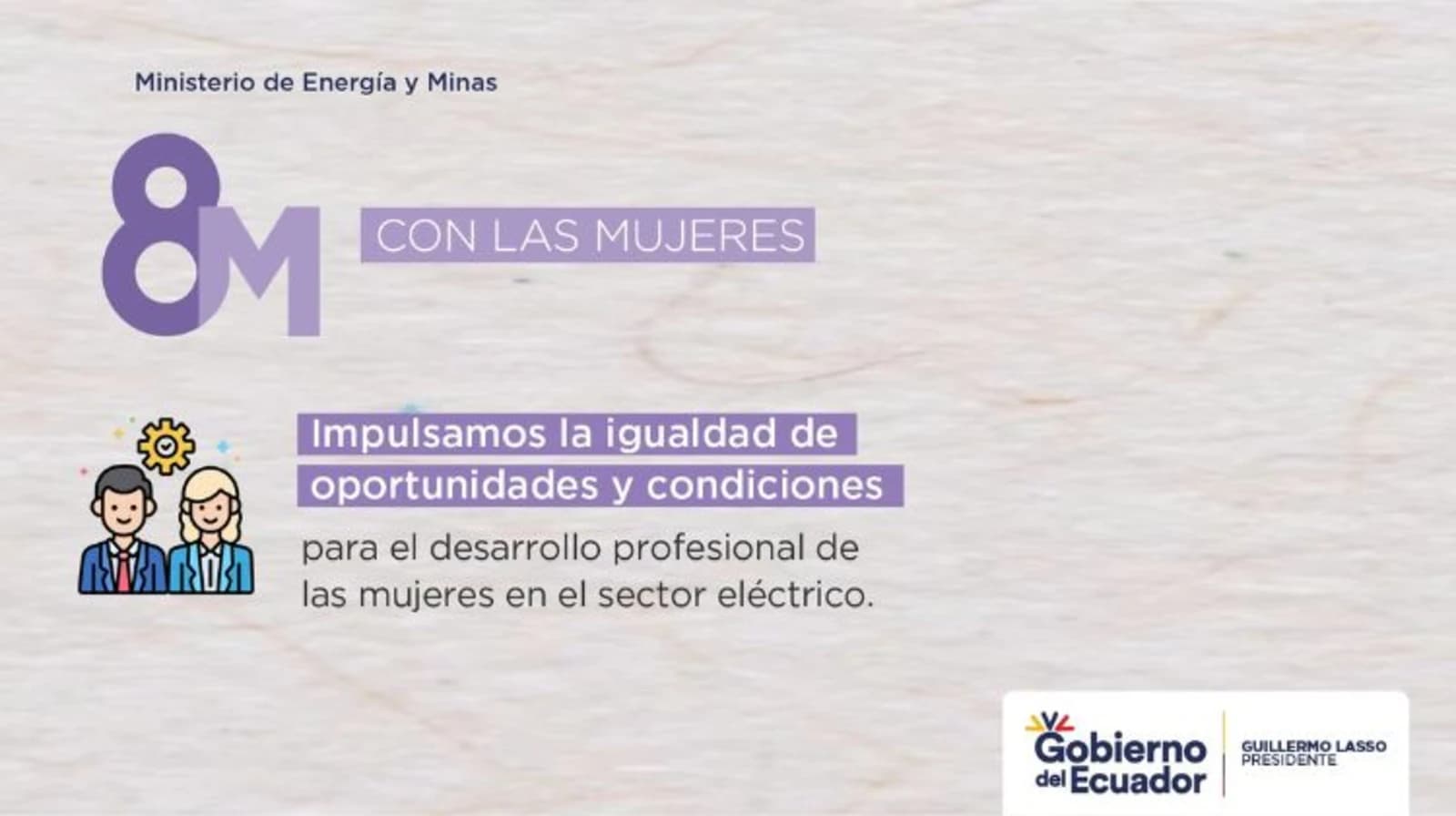 Gobierno del Ecuador fortalece las estrategias inclusivas de género en el sector eléctrico