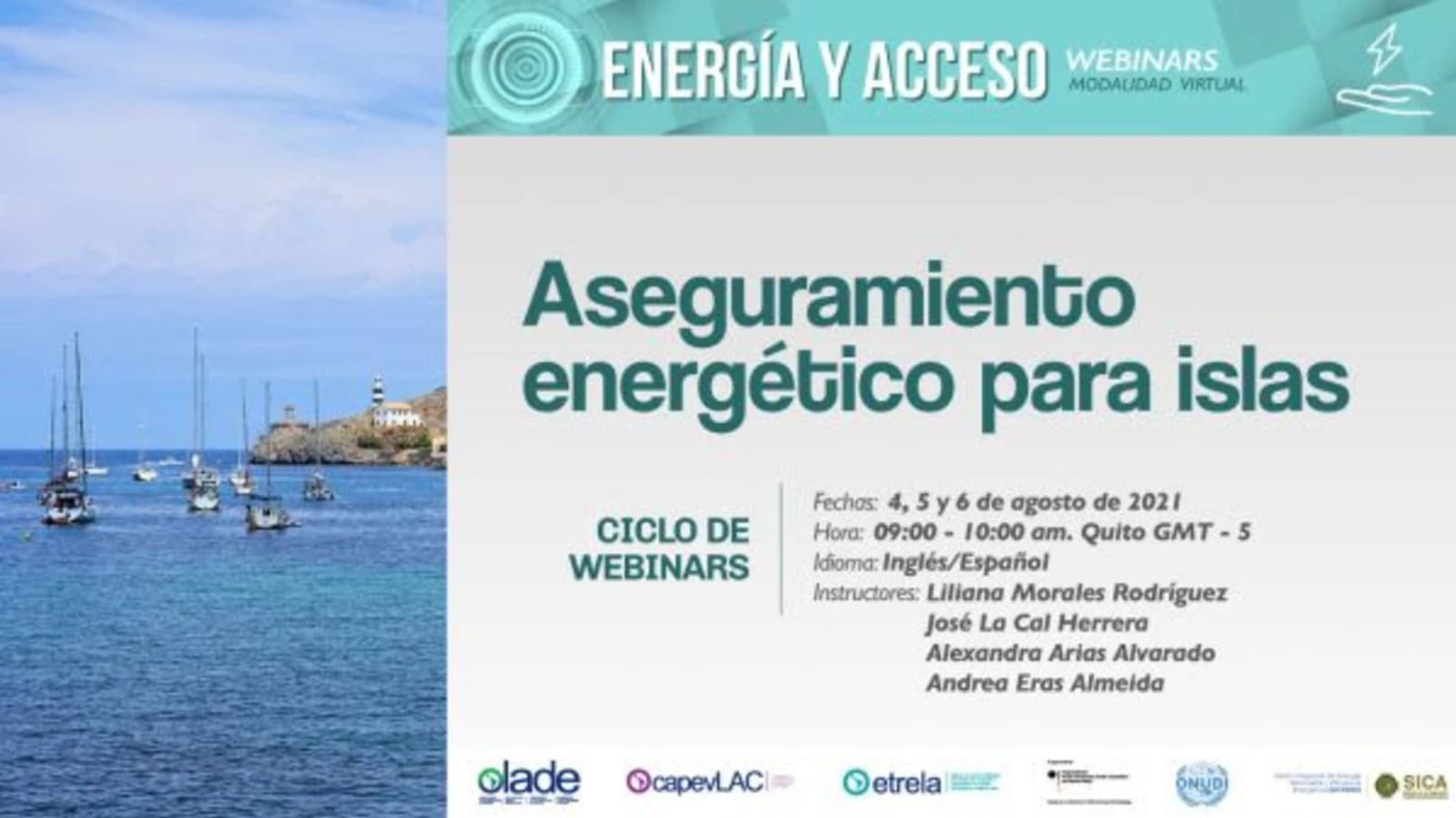 OLADE invites you to three training sessions specially designed for the energy sector