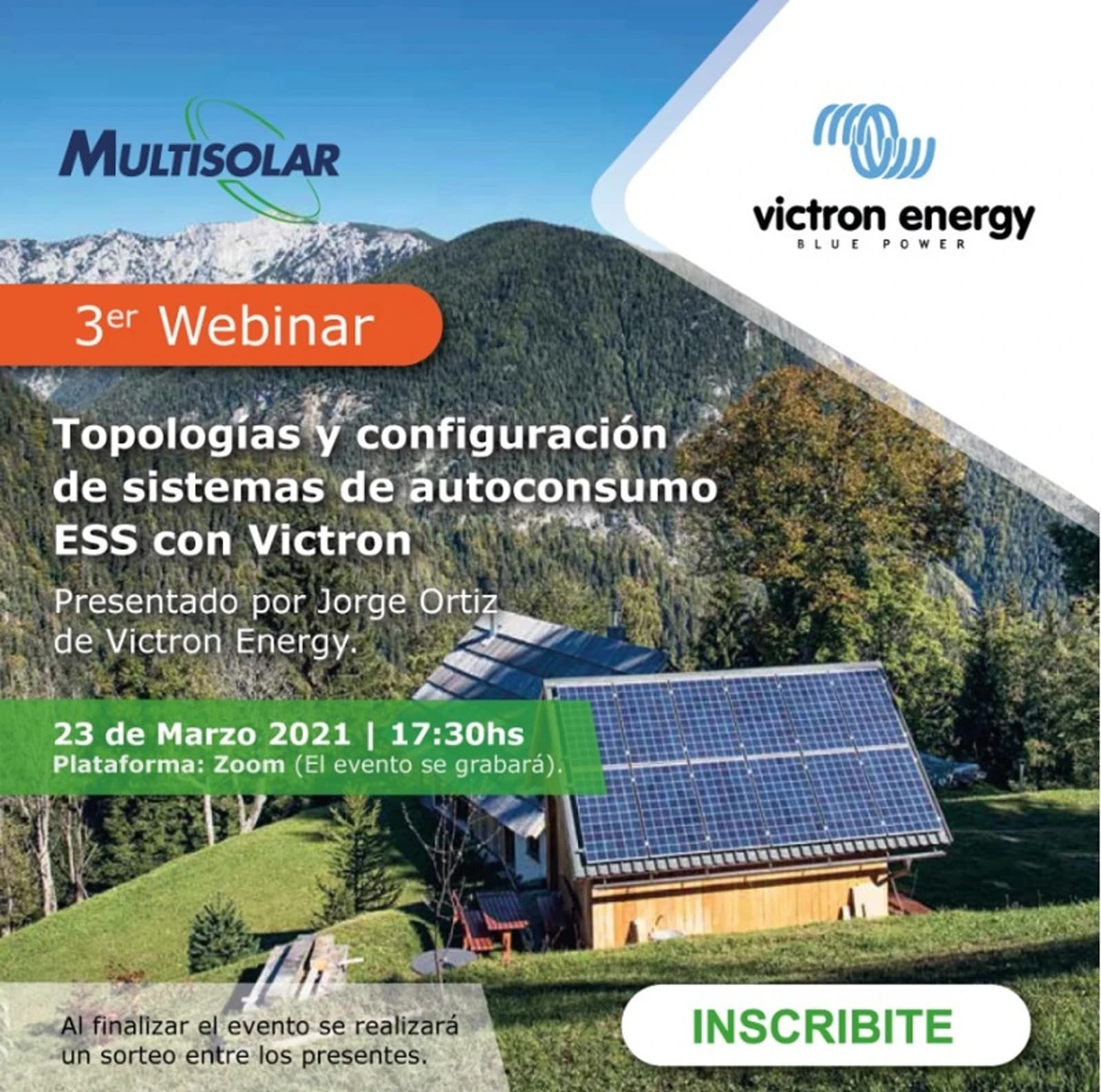 Multisolar and Victron join forces for a training course on topology for self-consumption systems
