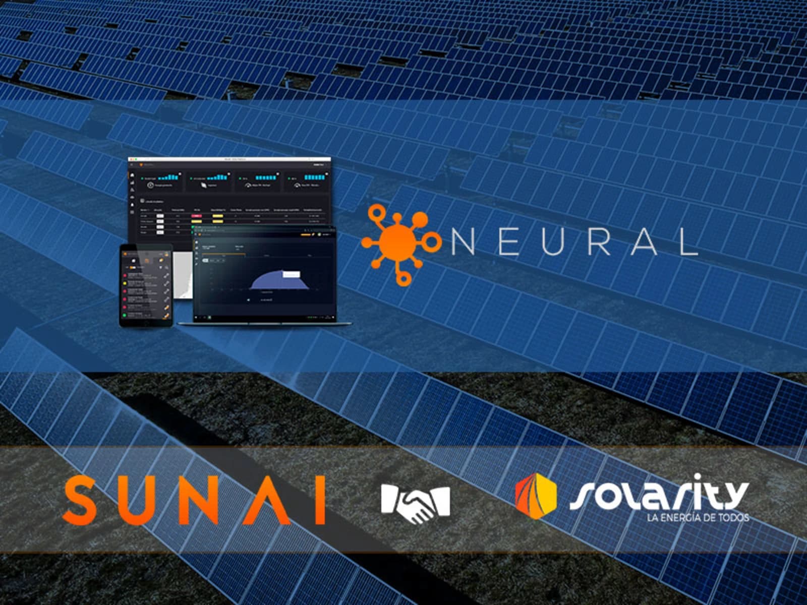 Sunai e Solarity fortalecem sua aliança comercial para monitoramento de parques solares.