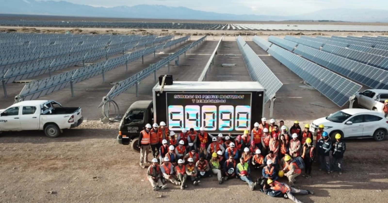 54,090 panels in a single day: An Argentinian company achieved the world record for photovoltaic installation