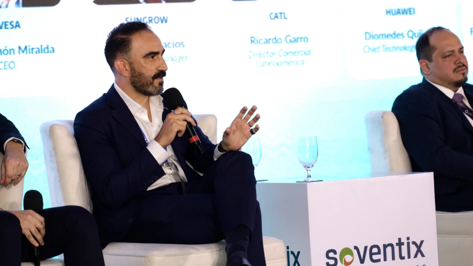 Ricardo Garro, Director Comercial Latinoamérica de CATL, en FES Guatemala.