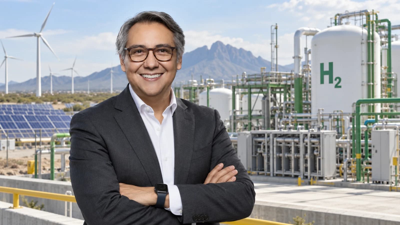 Israel Hurtado, fundador y presidente de la Asociación Mexicana de Hidrógeno y Transición Energética (H2 México)