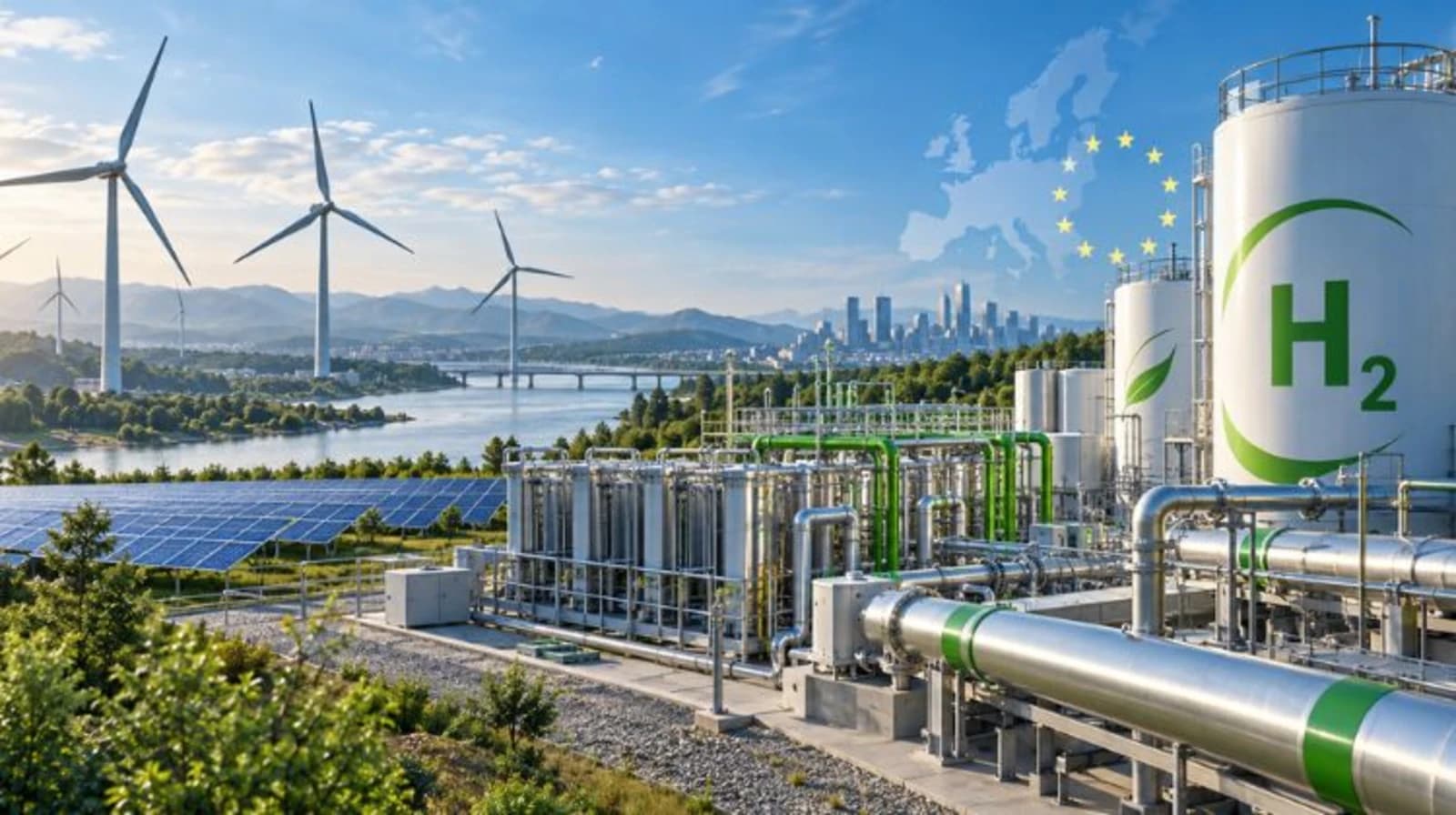 Hydrogen Europe advierte que el continente cuenta con apenas 677 MW de electrólisis operativos y requiere entre 50.000 y 60.000 millones de euros