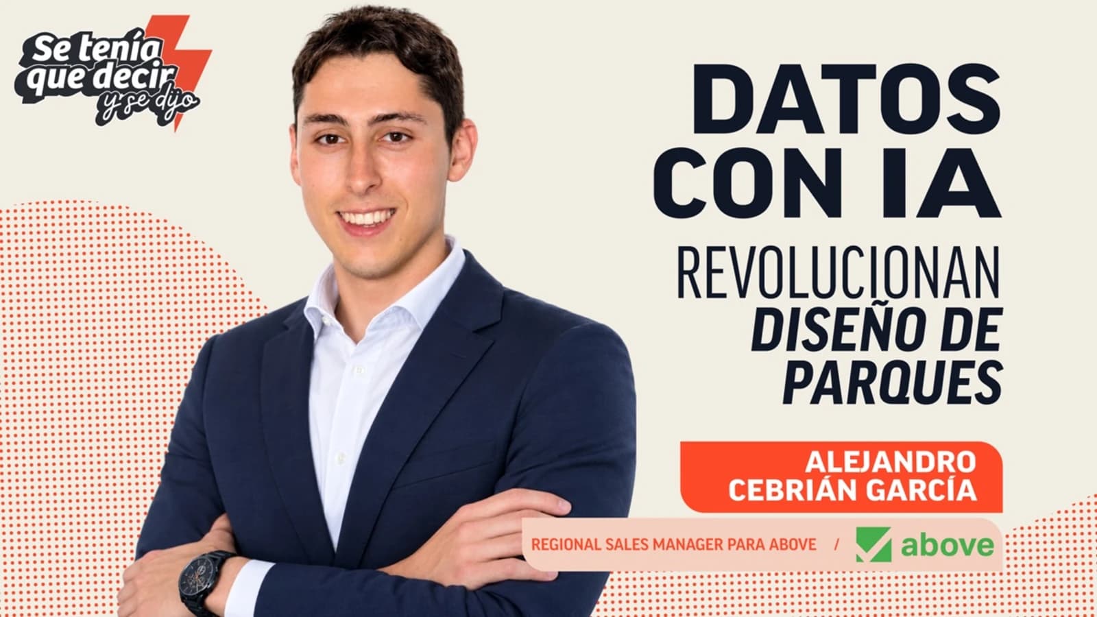 Alejandro Cebrián García, Regional Sales Manager de Above